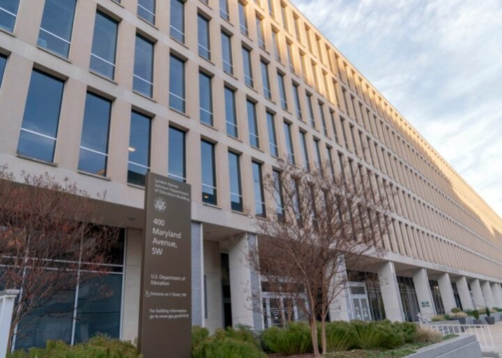 The Department of Education building