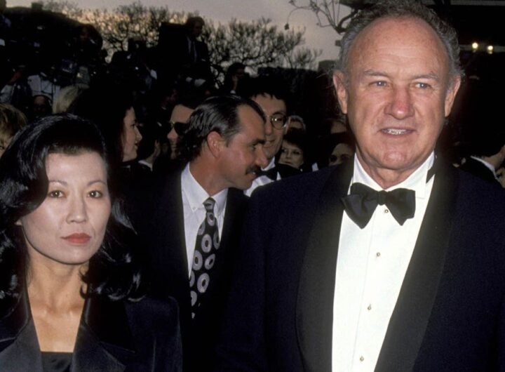 betsy arakawa hackman and gene hackman at the academy awards