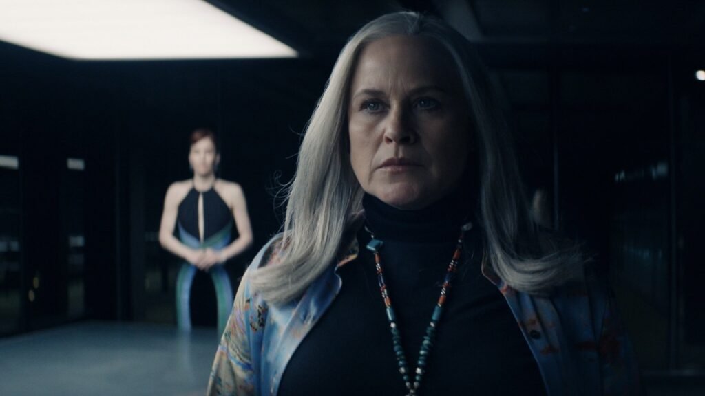 Britt Lower and Patricia Arquette in
