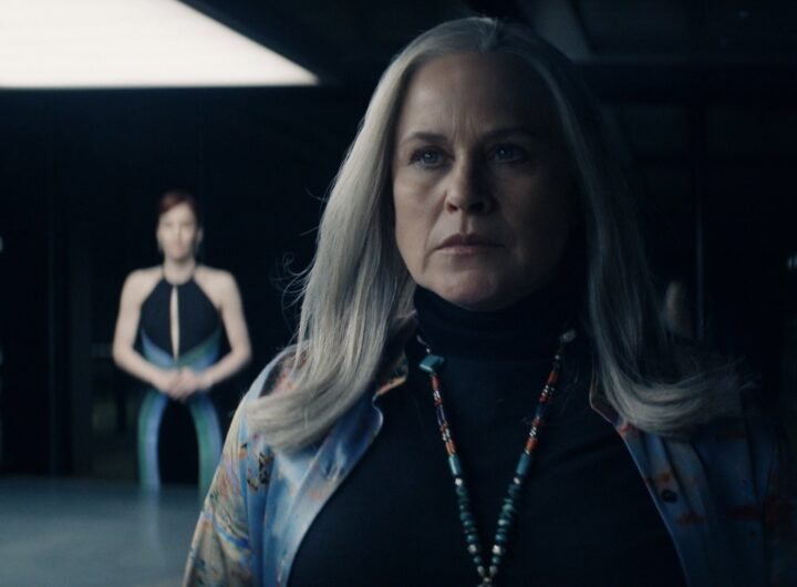 Britt Lower and Patricia Arquette in