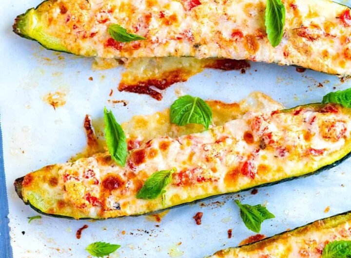 Cheese Stuffed Zucchini Recipe