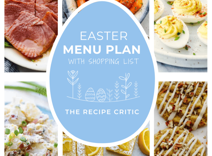 The PERFECT Easter Dinner Menu Plan