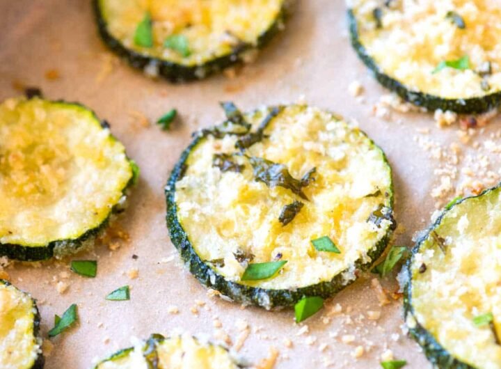Parmesan Baked Zucchini Chips Recipe