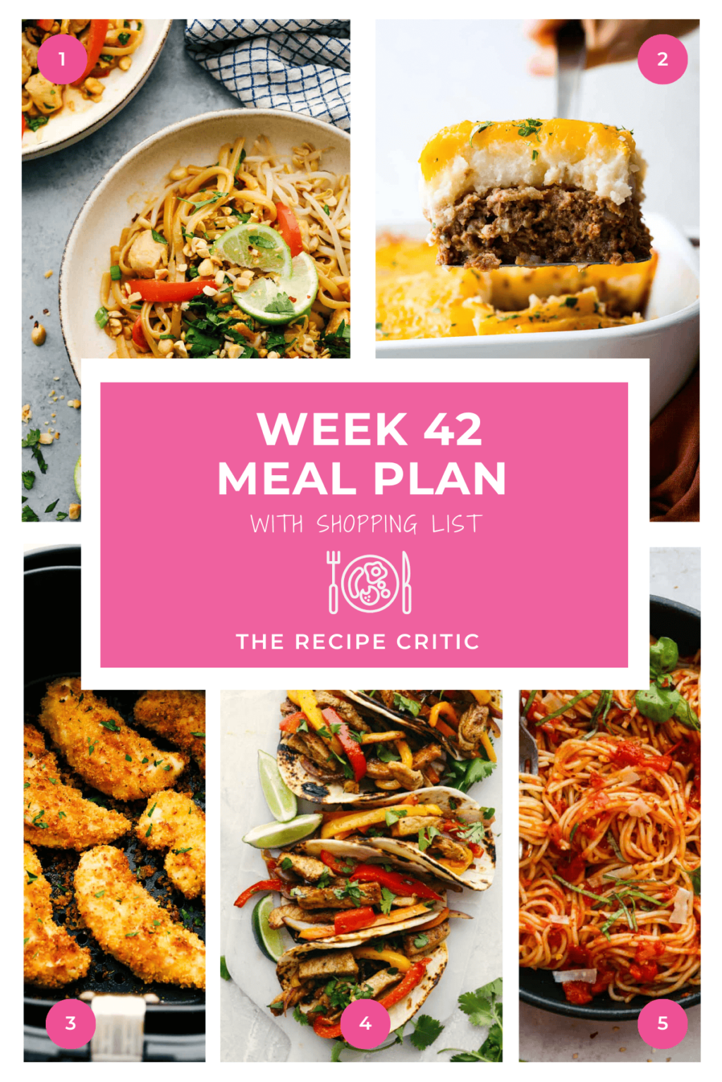 Weekly Meal Plan #42 | The Recipe Critic