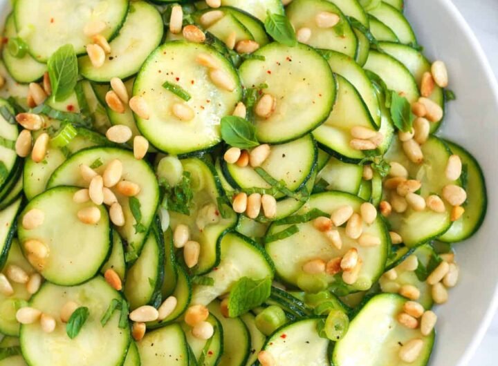 Lemon Herb Zucchini Salad Recipe