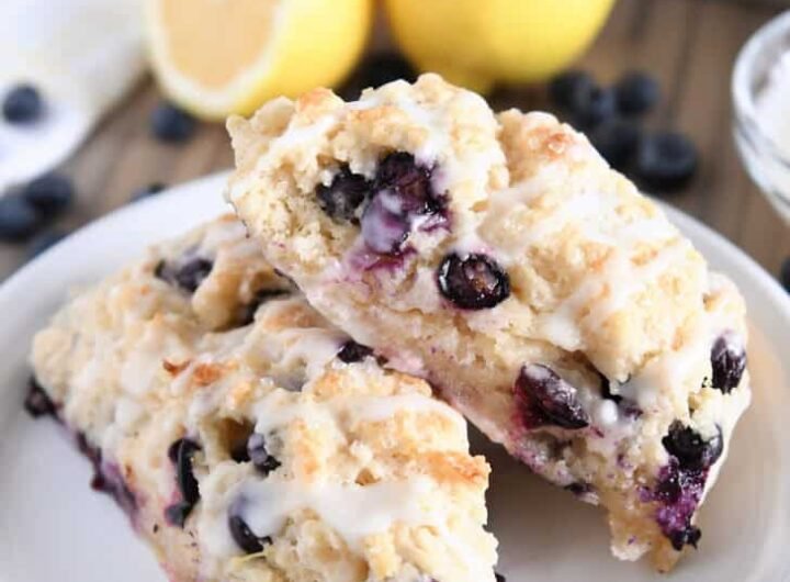 Amazing Lemon Blueberry Scones - Mel's Kitchen Cafe